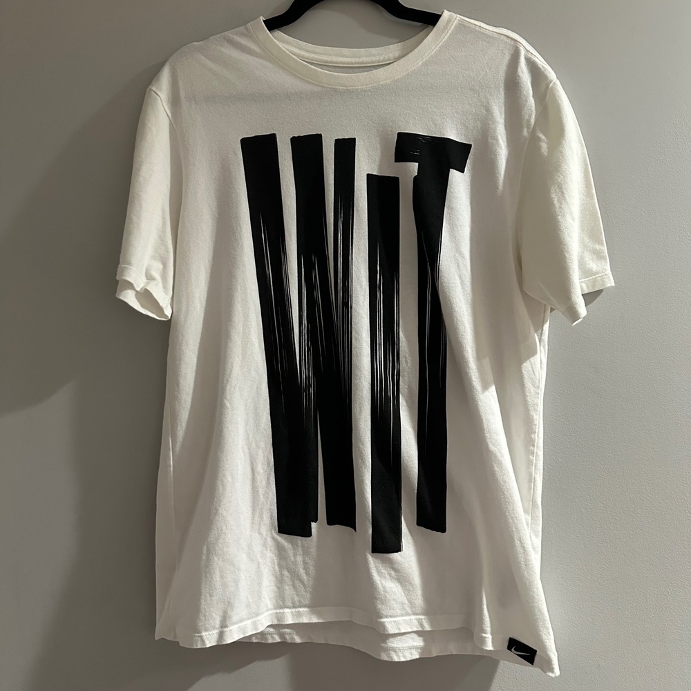 Nike x Undefeated White Dri-FIT Athletic Cut T-Shirt Men's Size‎ Large